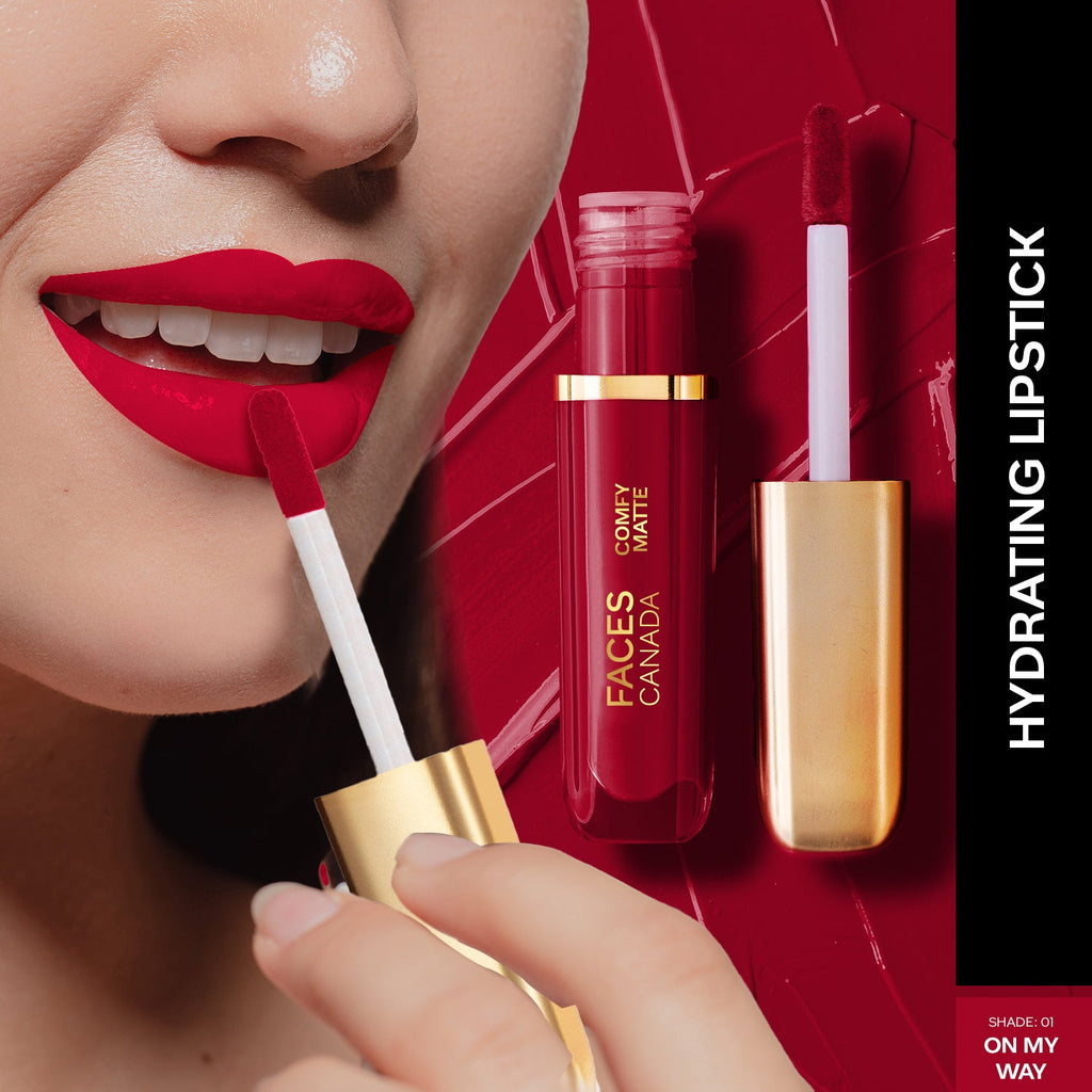 Buy FACES CANADA Comfy Silk Lightweight Satin Matte HD Lipstick 3ml Soulful  Brown 01 - Lipstick for Women 21482096