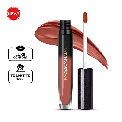 Buy FACESCANADA Comfy Silk Liquid Lipstick - Zealous Red 10, 3ml, Satin  Matte HD Finish, Luxe Comfort, Longlasting, No Dryness, Smooth Texture